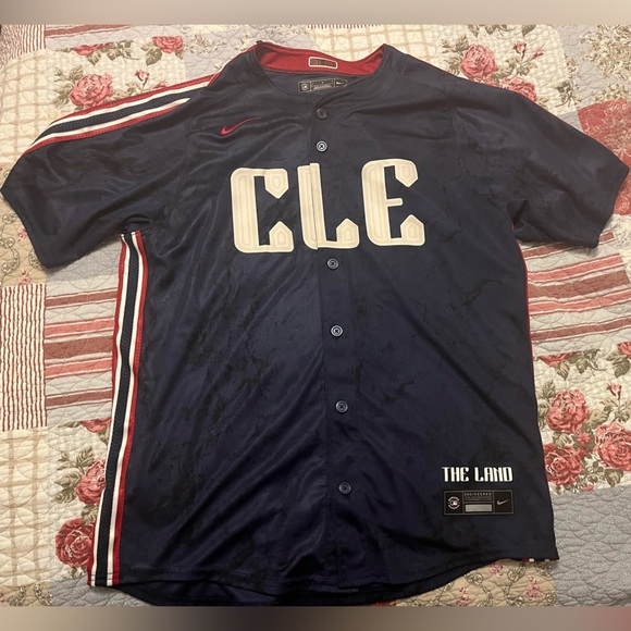 Large Cleveland Gaurdians Nike City Connect Jersey - Picture 1 of 3